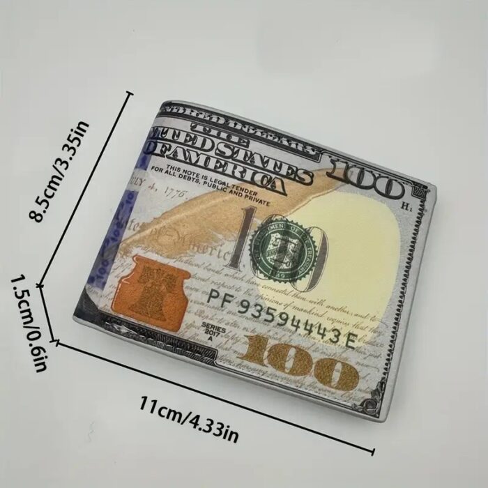ERKEK CÜZDAN DOLAR GÖRÜNÜMLÜ - Görsel 4