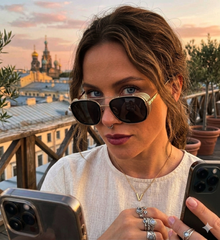 Güneş Gözlüğü Trend Stil Yeni Sezon Model 40 - Görsel 5