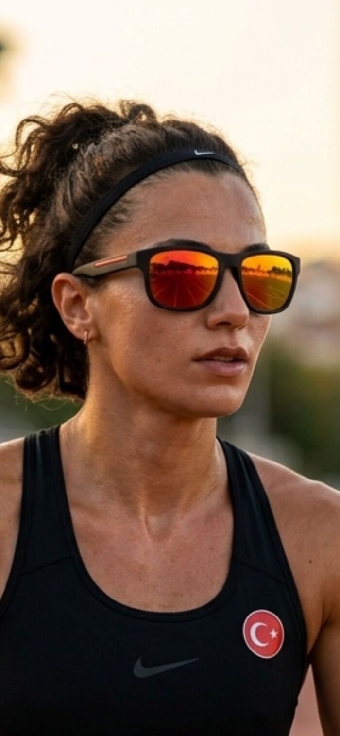 viberia Aynalı Polarize Modern Erkek Kadın Unisex Stil Trend Spor Güneş Gözlüğü Model 23 - Görsel 4