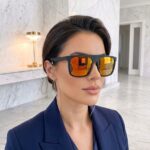 viberia Aynalı Polarize Modern Erkek Kadın Unisex Stil Trend Spor Güneş Gözlüğü Model 5