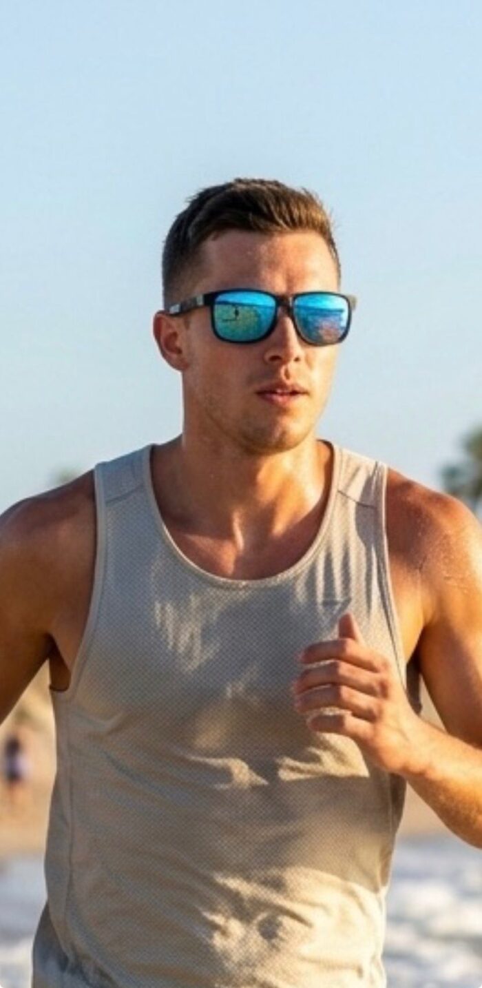 viberia Aynalı Polarize Modern Erkek Kadın Unisex Stil Trend Spor Güneş Gözlüğü Model 1 - Görsel 1