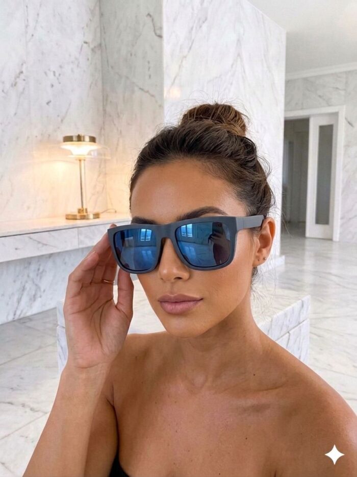 viberia Aynalı Polarize Modern Erkek Kadın Unisex Stil Trend Spor Güneş Gözlüğü Model 4 - Görsel 1