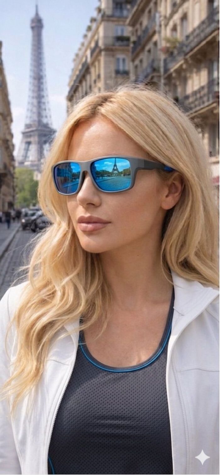 viberia Aynalı Polarize Modern Erkek Kadın Unisex Stil Trend Spor Güneş Gözlüğü Model 7 - Görsel 2