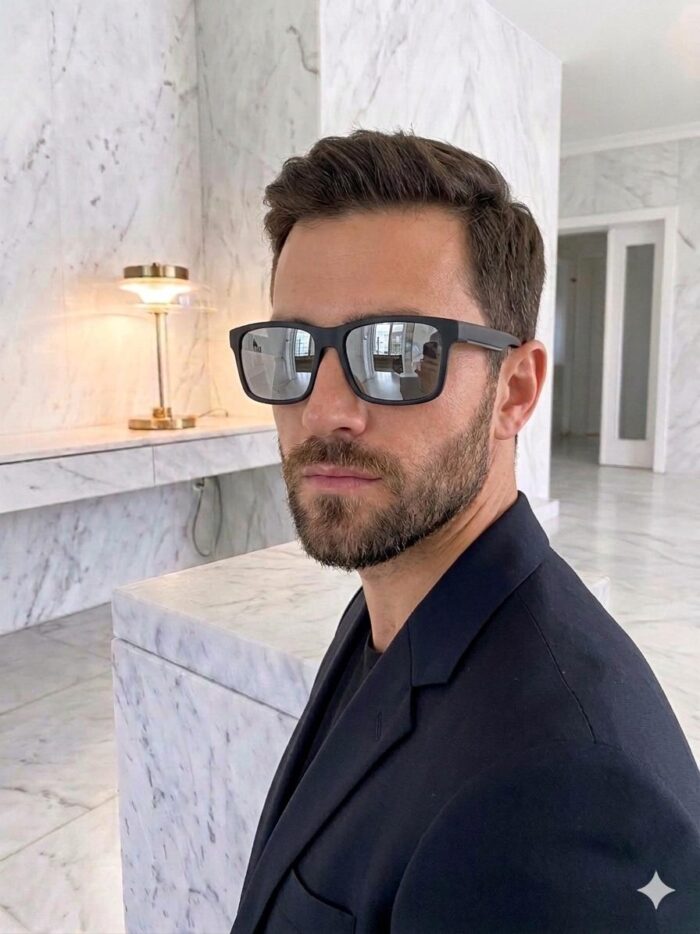 viberia Aynalı Polarize Modern Erkek Kadın Unisex Stil Trend Spor Güneş Gözlüğü Model 3 - Görsel 4