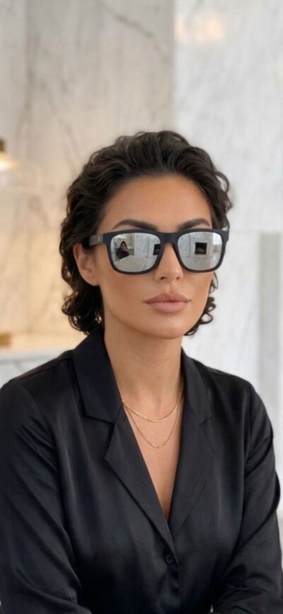 viberia Aynalı Polarize Modern Erkek Kadın Unisex Stil Trend Spor Güneş Gözlüğü Model 5 - Görsel 2