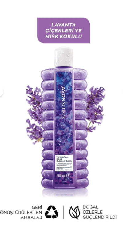 Avon Senses Lavender Calm Lavanta Kokulu Banyo Köpüğü 500 Ml.