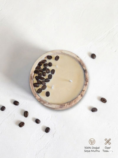 Vanicoffee Soya Mumu %100 Doğal Soya Wax El Yapımı Kahve Aromalı Muhteşem Bir Koku - Görsel 5